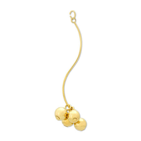 Swing parts wave with ball gold