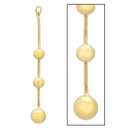 Swing parts metal ball 1 gold