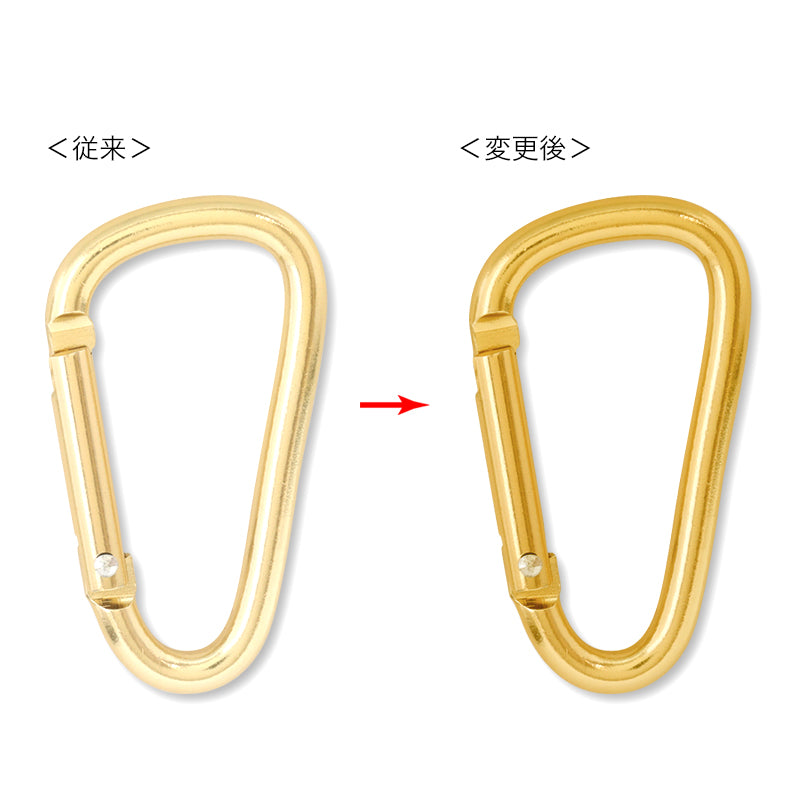 Carabiner hook gold