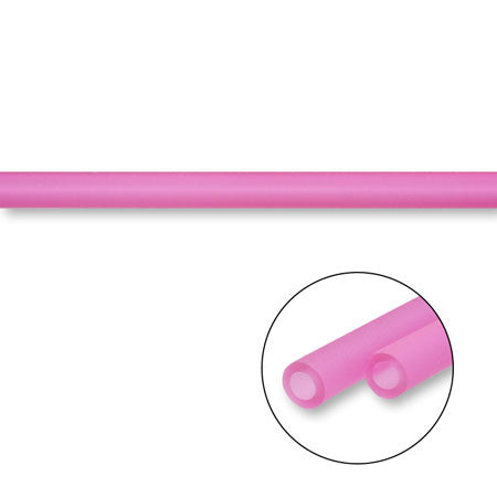 German made PVC cord tube magenta