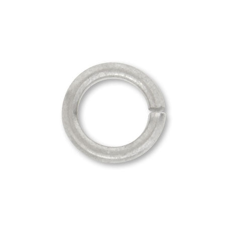 Jump ring warn rhodium color