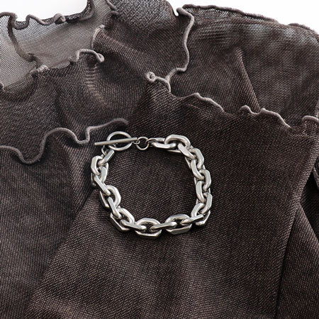 Jump ring warn rhodium color