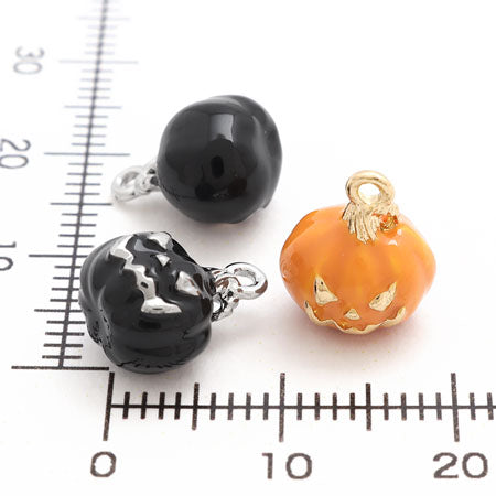 Charm Halloween Pumpkin No.3 Black/RC