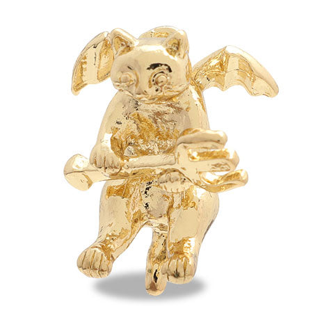 Charm Devil Cat Gold