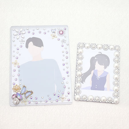 Hard card case clear