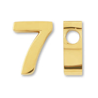 Metal parts number 7 gold