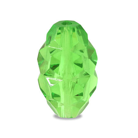 アクリル ドイツ製 ナツメファセット2 ライムグリーン