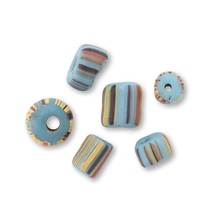 アフリカントレードビーズ グーズベリー ライトブルー2