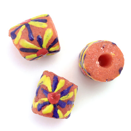 アフリカントレードビーズ パウダーグラス2 オレンジ【アウトレット】