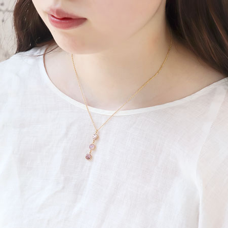 キット プチトリリアントネックレス(KR0793-KR0794)