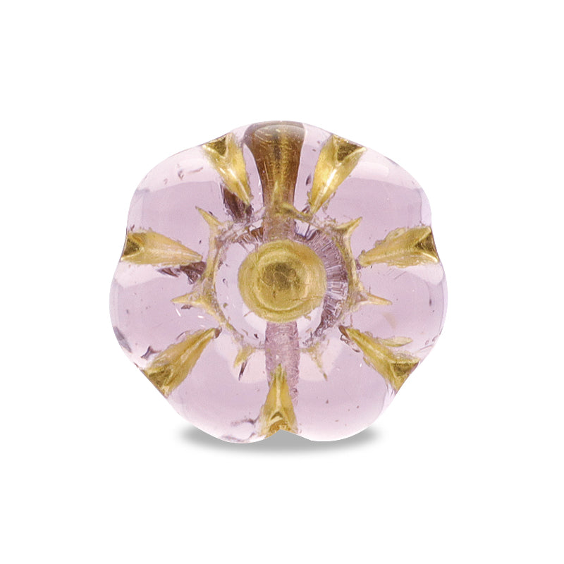 Czech Flower 5 LT. Amethyst/G