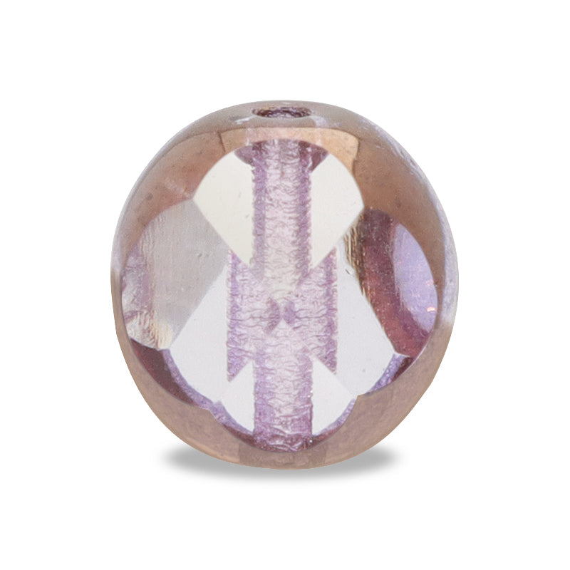 Czech fire polish clover cut crystal/B