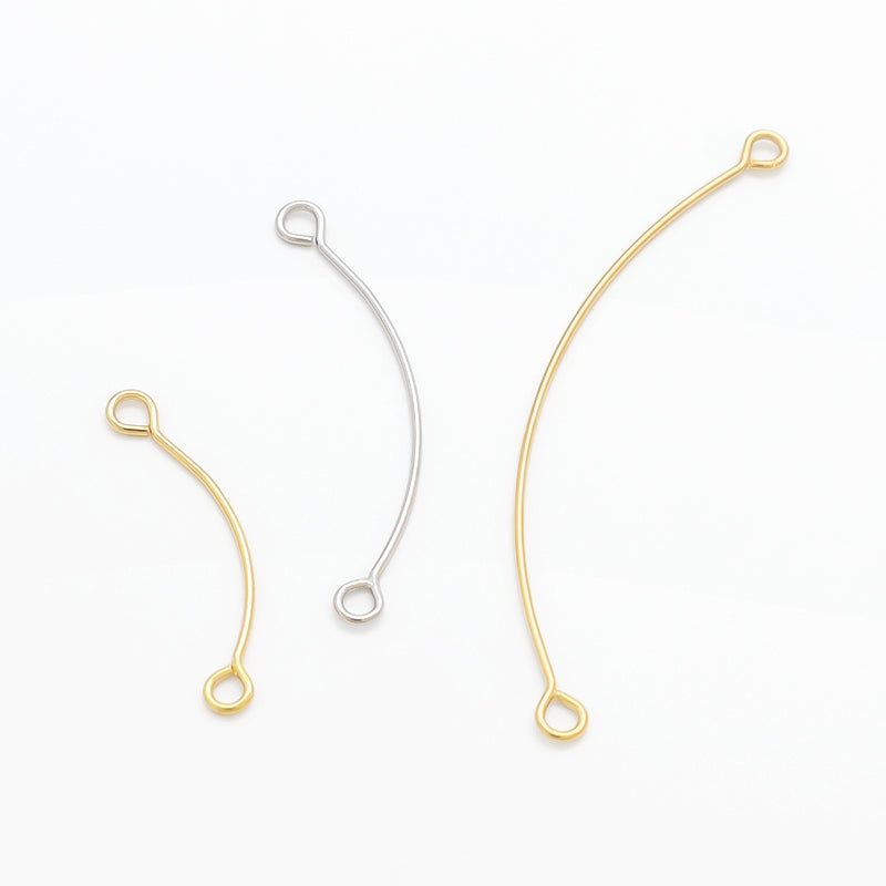 ジョイントワイヤー カーブ ロジウムカラー