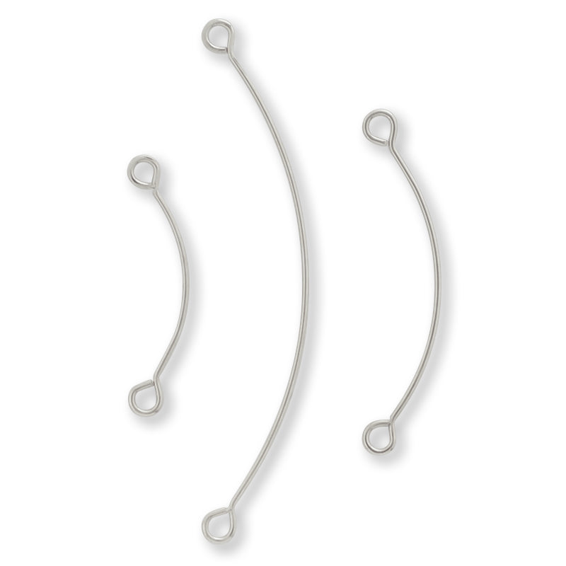 Joint wire curve rhodium color