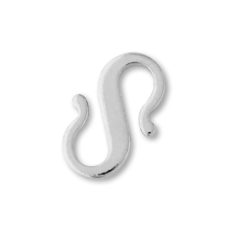 Design clasp hook No.1 rhodium color