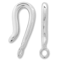 Design clasp hook No.5 rhodium color