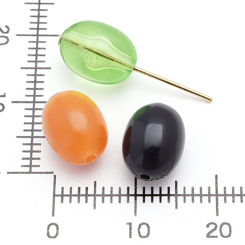 アクリル ドイツ製 ビーンズ サンセットオレンジ