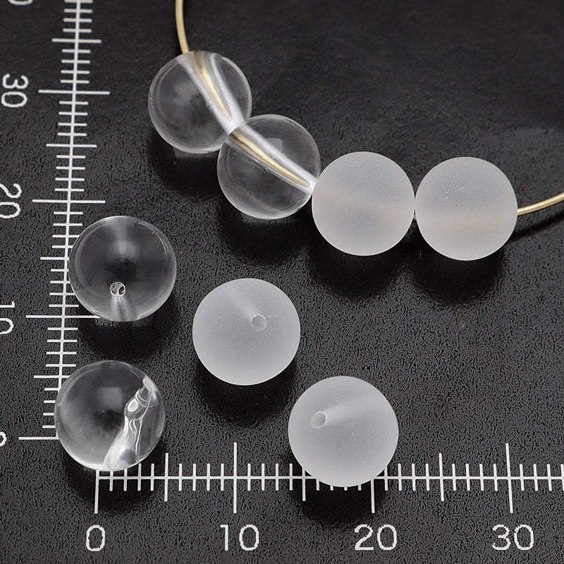 アクリル ドイツ製 丸 上穴 クリスタルマット