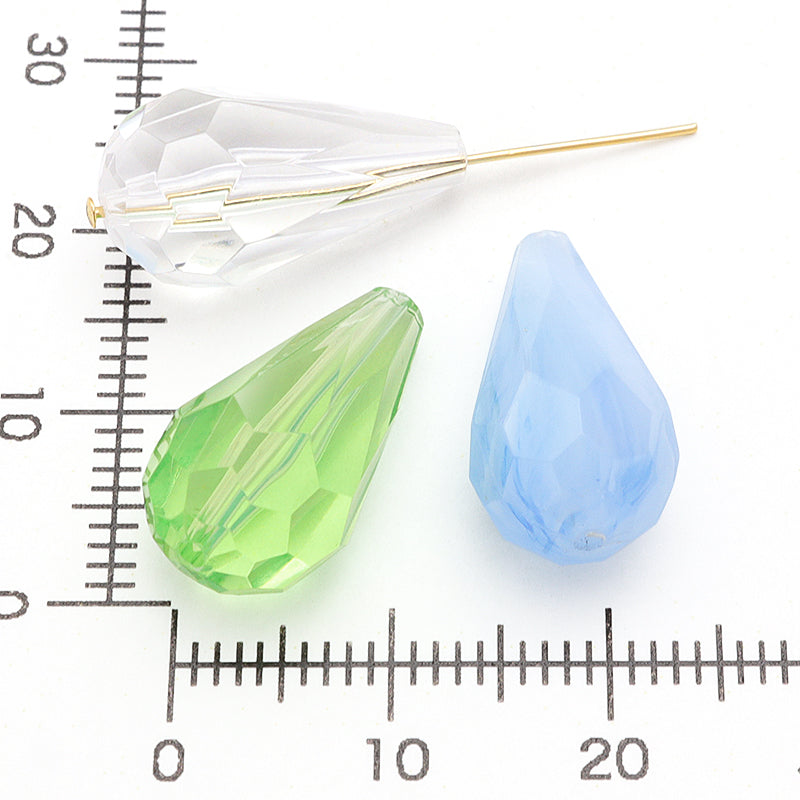 アクリル ドイツ製 ファセットドロップ クリスタル