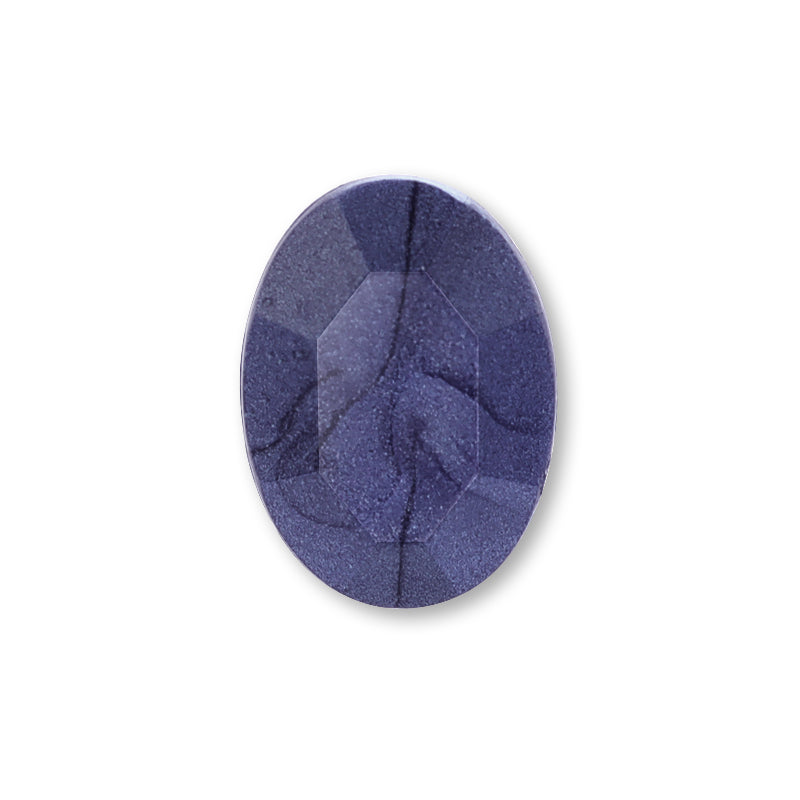 Acrylic Made in Germany Oval No Holes Chic Navy