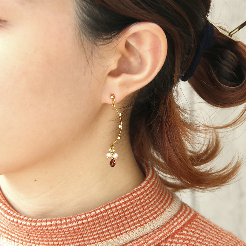 ジョイントワイヤー カーブ石付 クリスタル/RC