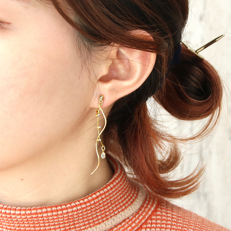 ジョイントワイヤー カーブパール付 ホワイト/RC