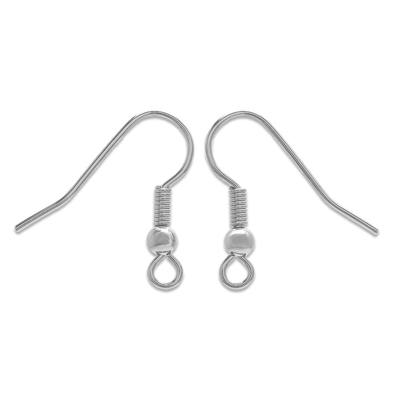 ピアス 釣針 ロジウムカラー