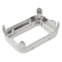 Bezel # 4627 1 Cancan Rodium Color