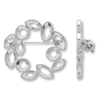 Broach empty frame lease#1088 SS29/#4228 8 × 4 ・ 10 × 5 Rhodium color