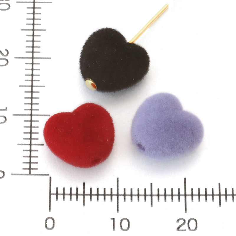 フロッキーパーツ ハート パープル【アウトレット】