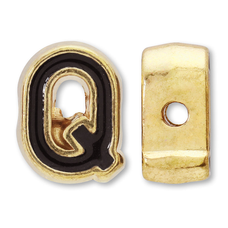 Metal Parts Initial Epo Q Gold (Black)