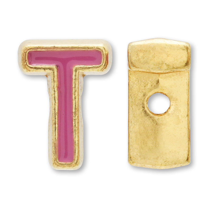 Metal Parts Initial Epo T -Gold (Purple)