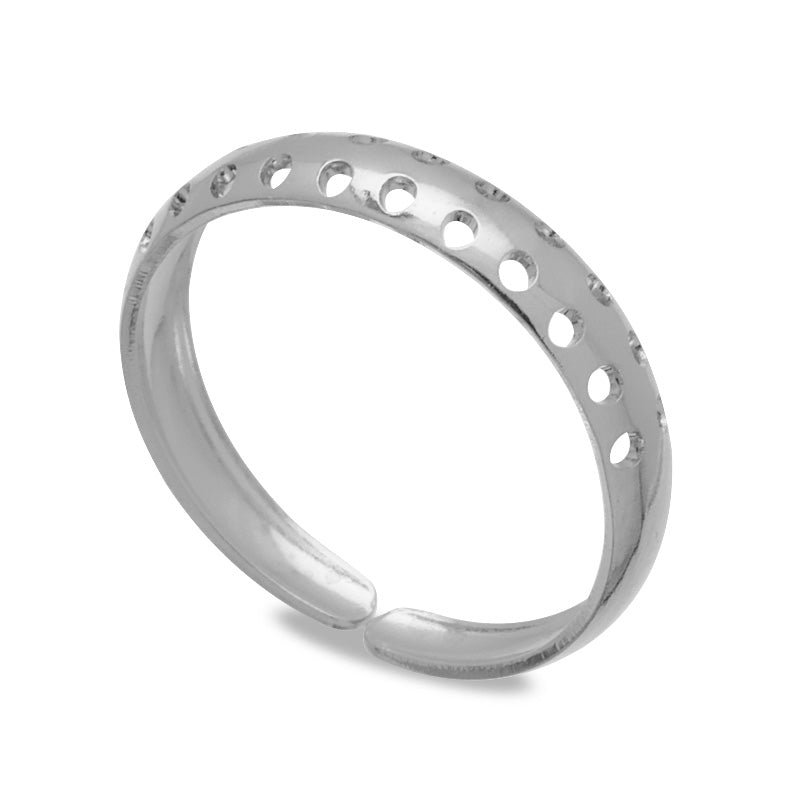 Shower Ring No.1 Rhodium Color