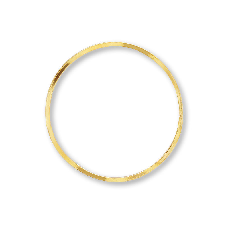 Metal ring parts Round No.L1 Gold