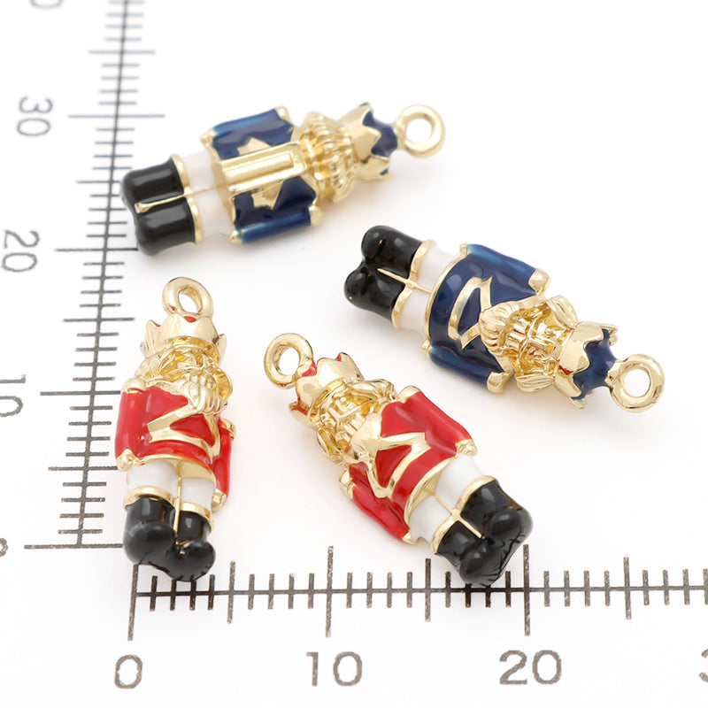 Charm Walnut Doll Navy/G