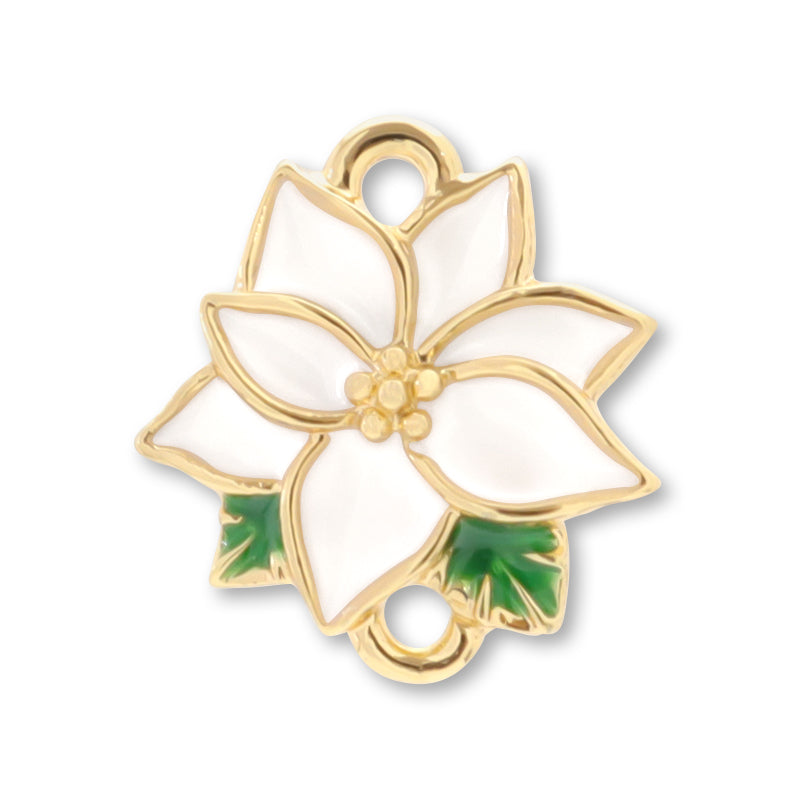 Charm Poinsettia No.2 2 Can White/G