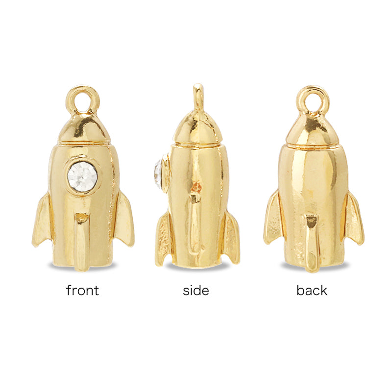 チャーム ロケット クリスタル/G