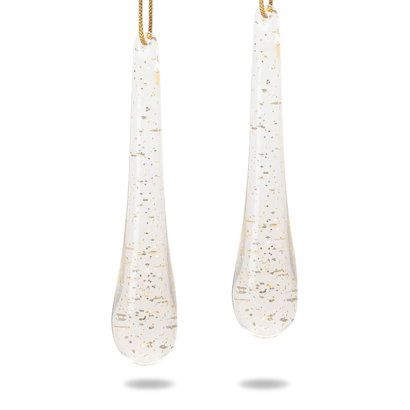 Acrylic Germany Drop Top Hall Crystal/G Glitter