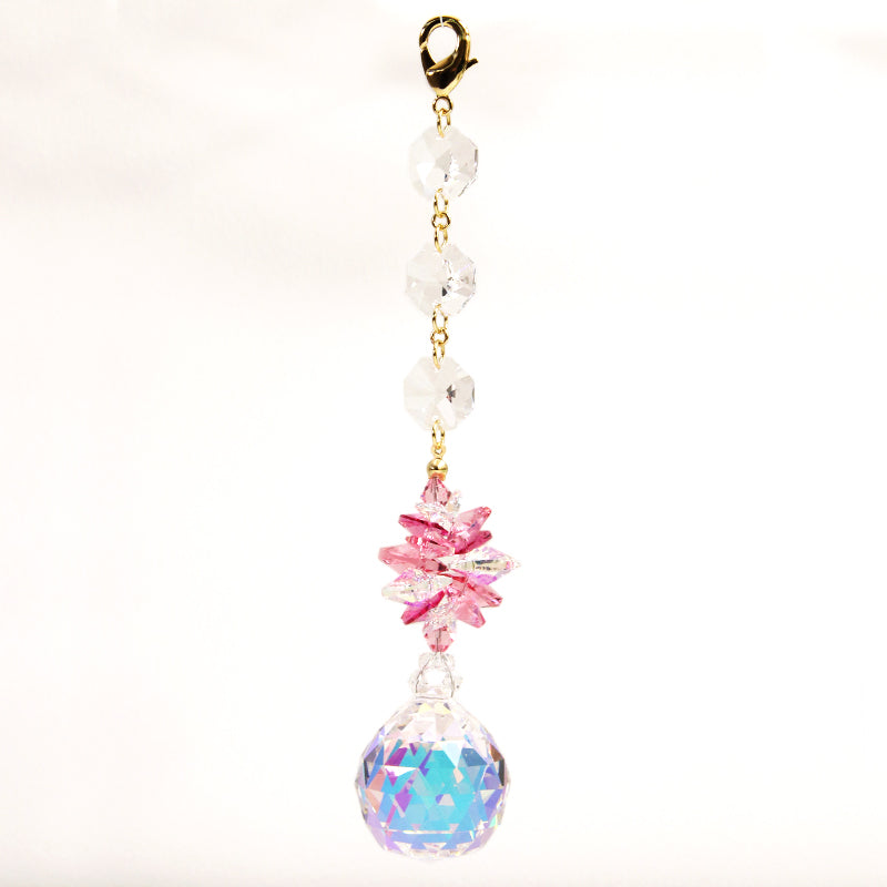 【完成品】サンキャッチャー1 ピンク