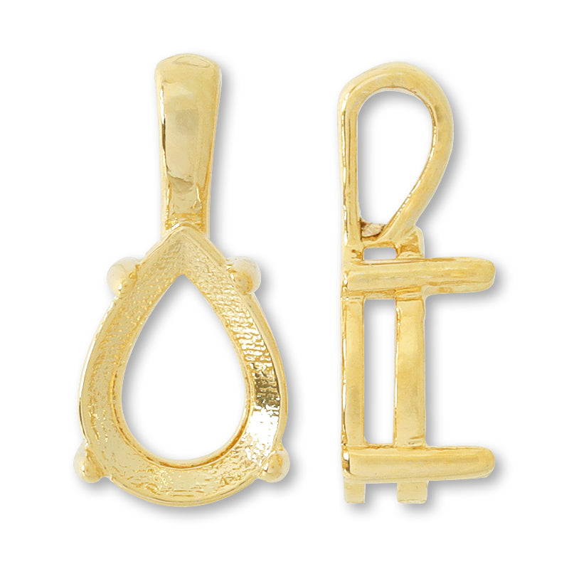 バチカン付石座 シズク #4320用 ゴールド