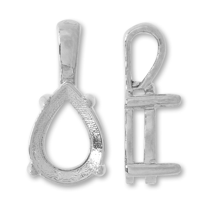 バチカン付石座 シズク #4320用 ロジウムカラー