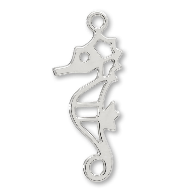 エッチングパーツ タツノオトシゴ ロジウムカラー