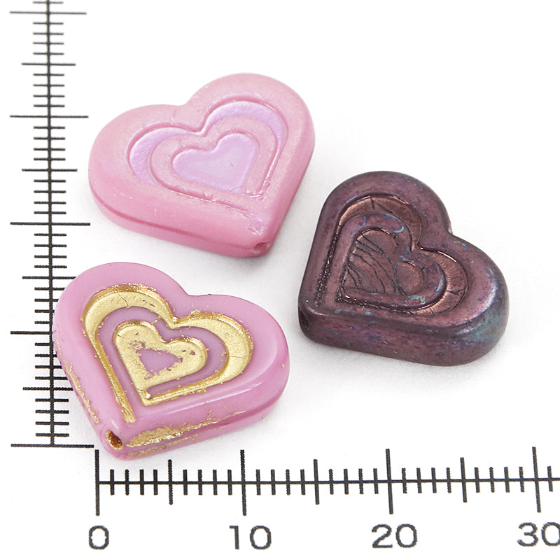 Czech Heart In Heart Blue Opal Neblastter