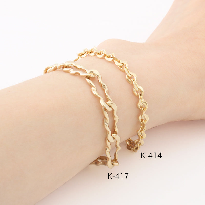Chain K-417 Rodium color
