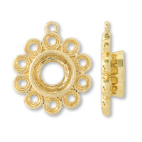 Stone rollBezel #1088 Gold with 1 ring