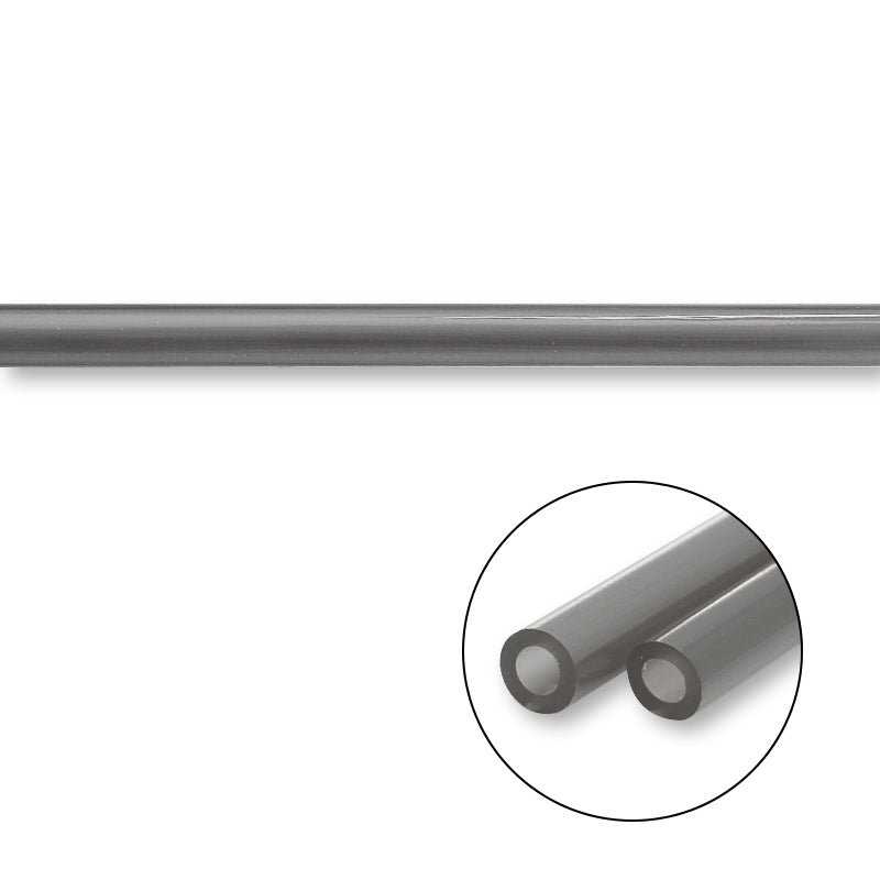 German PVC Code Tube Clear Gray