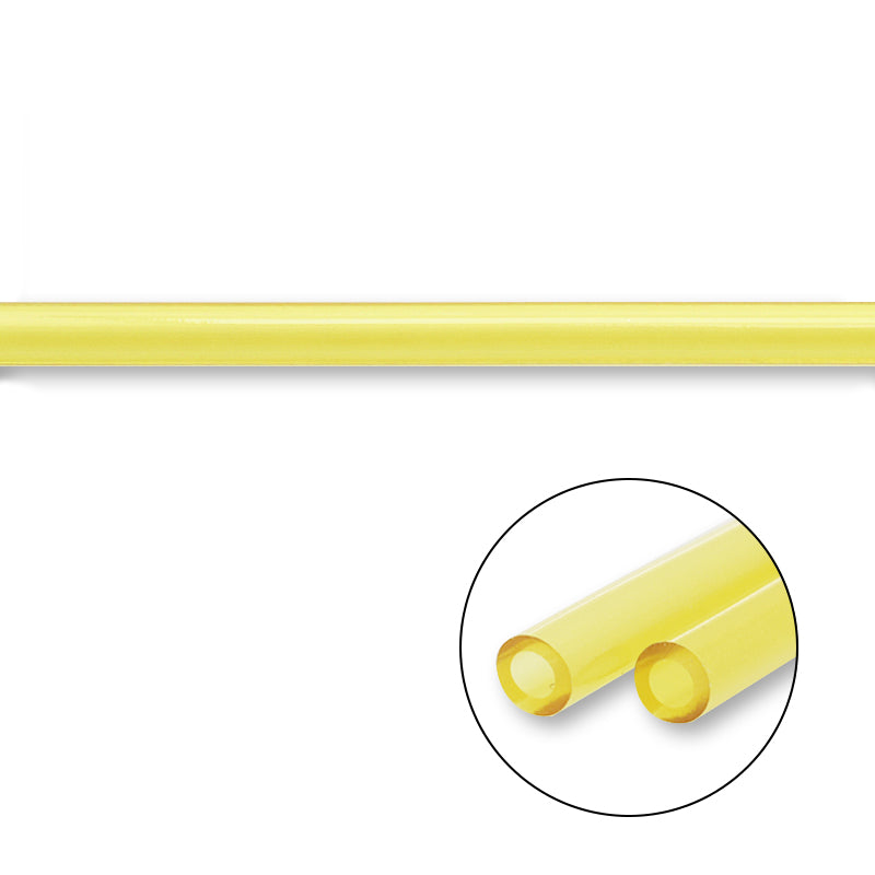 German PVC Code Tube Clear Yellow