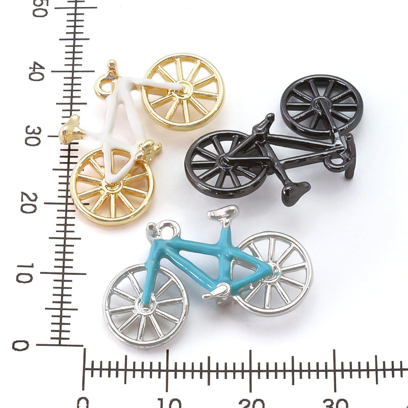 チャーム ロードバイク ガンメタ