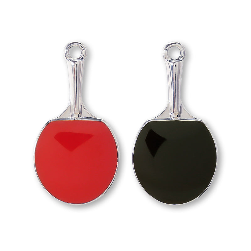 チャーム 卓球ラケット レッド・ブラック/RC