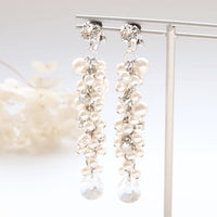 【KIWA BRIDAL】KBE-7 バンドルパール イヤーアクセサリー